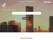 Tablet Screenshot of 99sqft.com